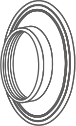 Cubremuros silicona D=125 mm