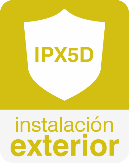 Categoria IPX5D Instalacion Outdoor