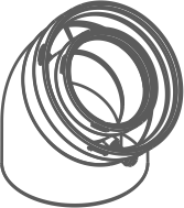 Concentric elbow 80/125 45 PP