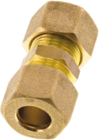 Straight compression fitting 12-12