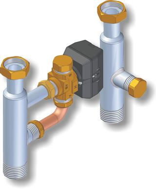 Kit three-way valve BICOND SCW