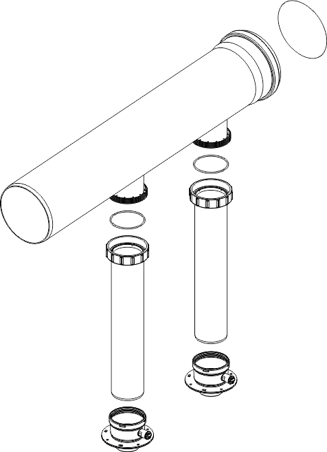 Extension kit D=160 Ecomax 100