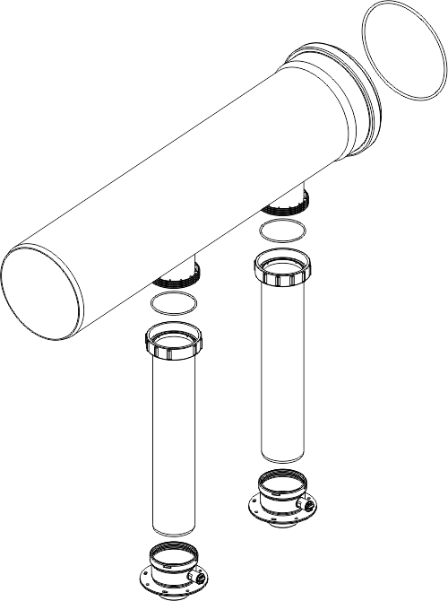 Extension kit D=200 Ecomax 100