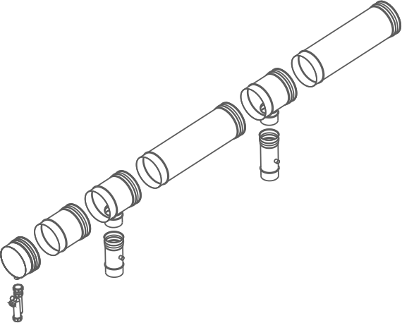 Flue manifold NEOCON 175[200] Ø160